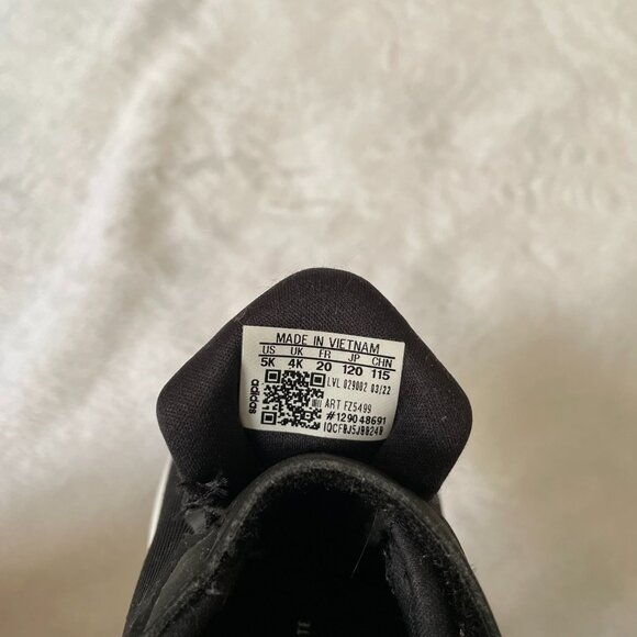 Size 5C - Adidas toddler sneakers - fortarun black - Picture 3 of 5